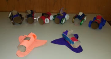 toilet paper roll crafts, cars, airplanes